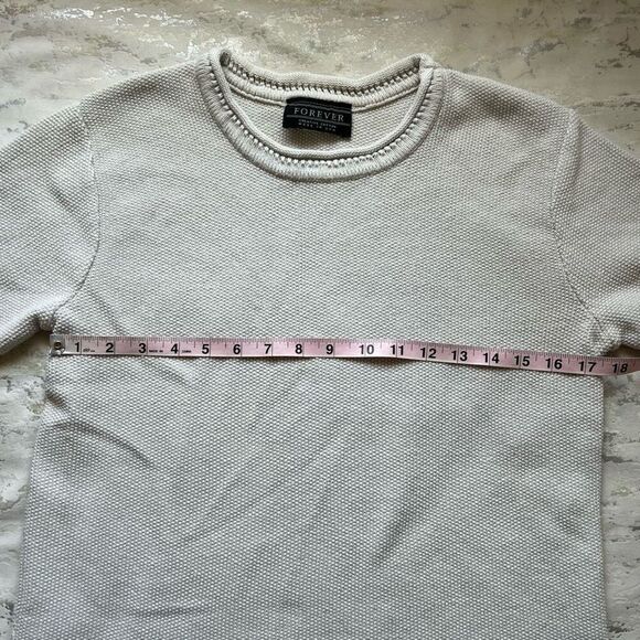 Forever creative Cotton 90s Y2K Knit Tee made in USA - Picture 9 of 11